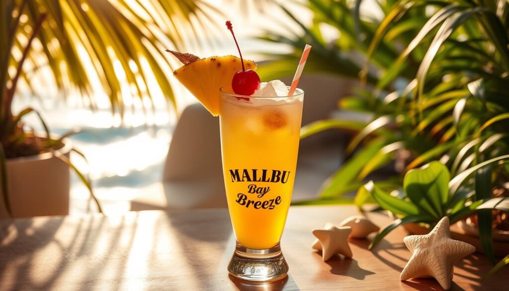 Malibu Bay Breeze Tropical Cocktail