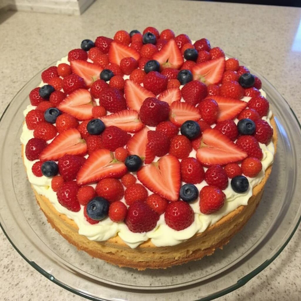 Make a Tropical Strawberry Split Cake at Home