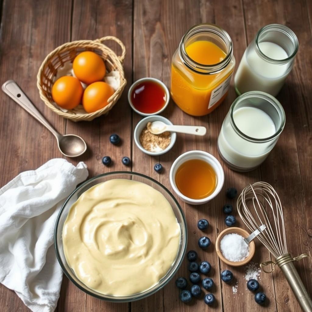 Sourdough Discard Pancake Ingredients