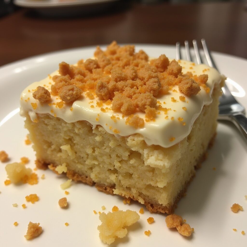 Butterscotch Crunch Cake